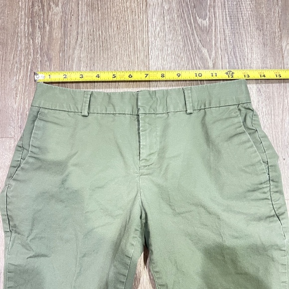 Banana republic women Avery green pant trousers petite 00 cropped ankle workwear - Picture 9 of 13